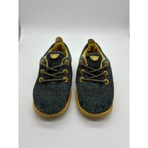 Allbirds Wool Runners Toddler Kids Shoes Gray and Yellow SBRT9 Size T9